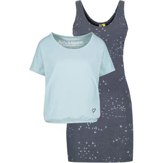 Jerseykleid ALIFE & KICKIN "SunnyAK-B" Gr. L, N-Gr, blau (5500 marine) Damen Kleider Freizeitkleider