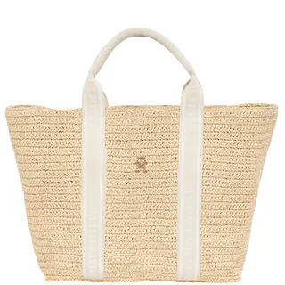 Tommy Hilfiger Spring Logo Shopper Tasche 50 cm beige