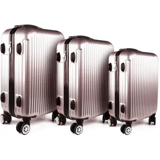Hti-Living High Level Koffer-Set 3-tlg. rosa