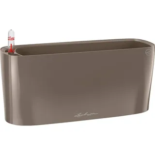 LECHUZA Delta 10 Komplettset 30 x 11 x 13 cm taupe hochglanz