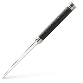 Graf von Faber-Castell 118510 - Brieföffner mit Lederummantelung, schwarz