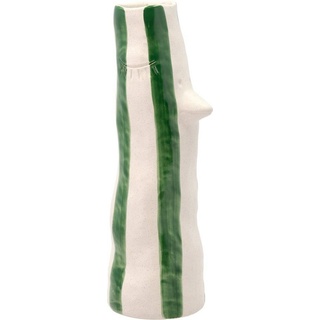 Villa Collection Denmark Designteppich Styles / Schnabel und Wimpern weiß, farbig gestreift Höhe 34 cm grün