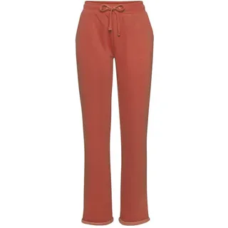 LASCANA Sweathose Relax-/Loungehose rotbraun 40/42