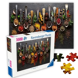 Ravensburger Puzzle 12000355 1000 Teile - Gewürze aus Aller Welt - Puzzle für Erwachsene und Kinder ab 14 Jahren, [Exklusiv bei Amazon]