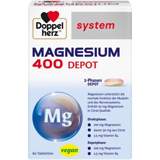Doppelherz system Magnesium 400 Depot 60 Stück
