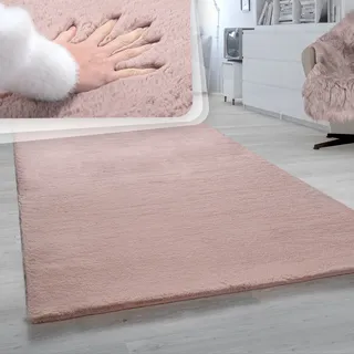 Paco Home Rabbit 780 Fellteppich 140 x 200 cm pink