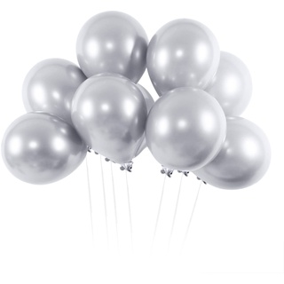 50 Stück Luftballons Silber, YLSCI Luftballons, Luftballons Geburtstag, 12 Zoll(30cm), Metallic Gold Luftballons Set, Helium Luftballons, Geburtstagsdeko