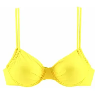 Buffalo Bügel-Bikini-Top Damen Gelb 38 Cup F