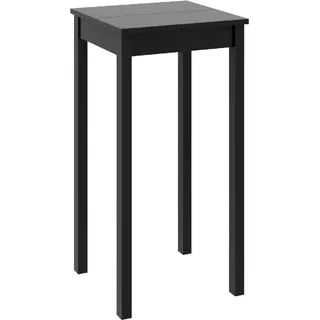 vidaXL Bartisch 55 x 55 x 107 cm Schwarz