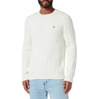 GANT Herren Cotton Cable C-neck Pullover, L