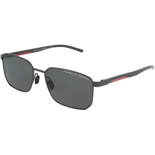 Porsche Design P8982 Unisex-Sonnenbrille Vollrand Quadratisch Metall-Gestell, grau