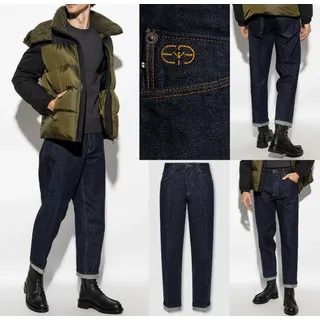 EMPORIO ARMANI  Jeans Loose Fit Pants Trouser Retro Hose Denim Navy Blue New 31