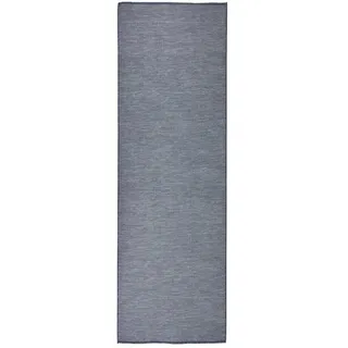 vidaXL Emir Outdoor-Teppich 80 x 250 cm Blau