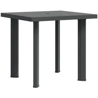 vidaXL Gartentisch 80 x 75 x 72 cm anthrazit