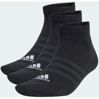 adidas Thin and Light Sportswear Low-Cut Socken, 3 Paar Black / White 34-36