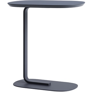 Muuto - Relate Side Table, H 60,5 cm, blau-grau
