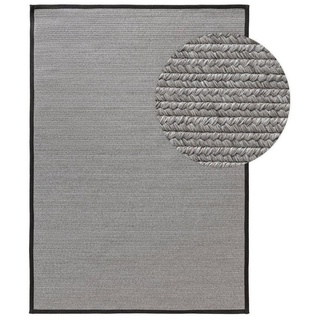 Outdoorteppich Nandi, benuta, rechteckig, Höhe: 5 mm, Kunstfaser, Berber, Ethno-Style, Wohnzimmer grau