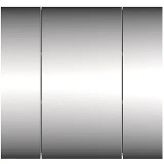 Lomadox Spiegelschrank AQUINO-140 Badezimmerspiegel Spiegel Badezimmerschrank 80 cm breit modern in weiß weiß