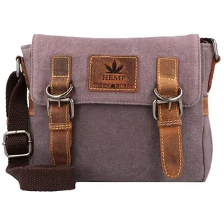 GREENBURRY Vintage Hemp Umhängetasche Hanf Lila