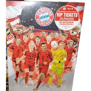 FC BAYERN MÜNCHEN 2024 Adventskalender mit Schokolade 111,06  Euro/Kg Neu,Lizenz