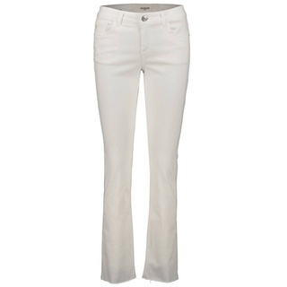Goldgarn 5-Pocket-Jeans Damen Jeans ROSANGARTEN FLARE (1-tlg) weiß 28