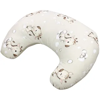 Stillkissen TUPTAM "Stillkissen Baby Stillkissen Klein mit Baumwoll-Bezug", Baby, braun (giraffe beige punkte), Obermaterial: 100% Baumwolle CO., Funktionskissen