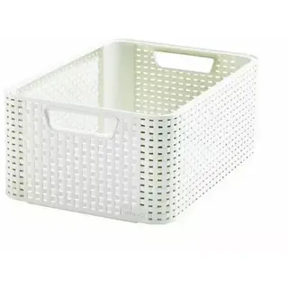 Curver Rattan Style M Korb mit Deckel