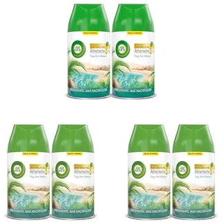 Air Wick Freshmatic Max Raumspray DUO – Nachfüller für den Air Wick Freshmatic Max – Duft: Tag am Meer – 2 x 250 ml Nachfüller (Packung mit 3)