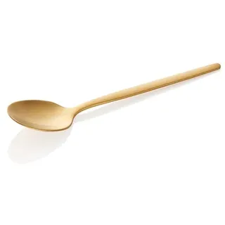 24x Kaffeelöffel ALEX GOLD, mit gold, matte PVD Beschichtung, 13,5 cm, Chromnickelstahl 18/10