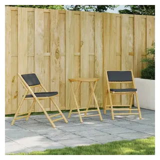 vidaXL Bistrostühle Gartenstuhl 54 x 51 x 20 cm braun 2 St.