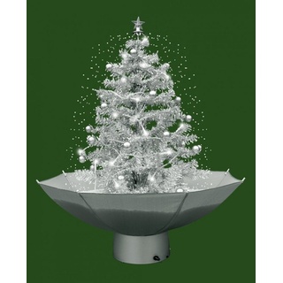 MONOPOL® Künstlicher Weihnachtsbaum Schneiender Weihnachtsbaum 75cm silber