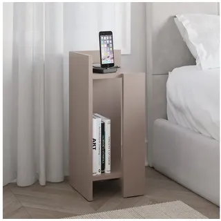 Decortie Nachtschrank Elos 27 x 25 x 60 cm Grau