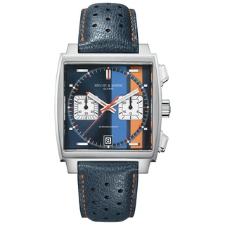 Reloj Hombre Herrenuhren 39MM Stahl quadratische Form Armbanduhr für Männer Japan VK63 Quarz Lederband Relogio Masculino