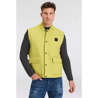 BOSS ORANGE Kurzweste Ocomo mit Markenlabel grün S (46)