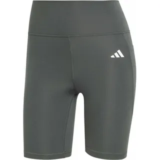 adidas Damen Optime Essentials Stash Pocket 7Inch Short Leggings Tights, legend ivy, M