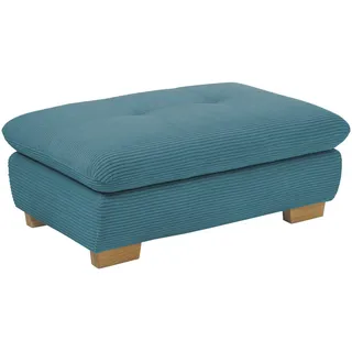 SetOne by Musterring Hocker, Blau, Holz, Eiche, massiv, rechteckig, 106x43x74 cm, Fußauswahl, Lederauswahl, Stoffauswahl, Wohnzimmer, Hocker, Sitzhocker