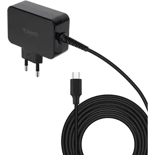 TooQ TQLC-USBCGAN65PD GAN USB-C PD Laptop-Ladegerät 65 W), Schwarz