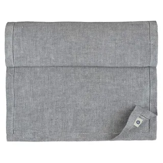 Luxuriärer Tischläufer aus Leinen und Baumwolle - Skandinavisches Design, 100% Waschbar - Grau