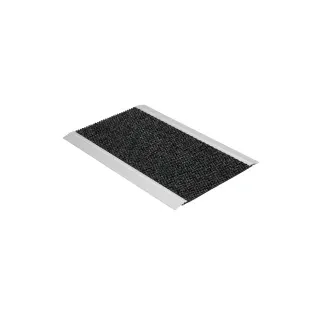 ASTRA Nub Brush Alu Fußmatte, mit Anlaufkante, anthrazit D.001 C.040 , Maße: 60 × 80 cm