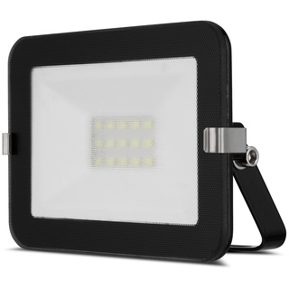 REV MIRANO LED Strahler für außen – IP65, LED Lampe 10W, 900lm, 6500K – ideal für Hofeinfahrten, Garagen & Hauseingänge - schwarz