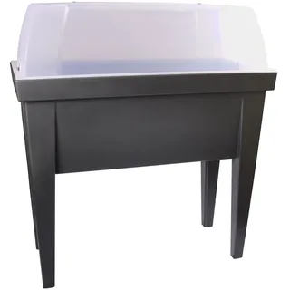 Jelenia Plast Hochbeet mit Deckel 80 x 88 x 40 cm Anthrazit