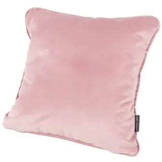 SCHÖNER LEBEN. Dekokissen Kissenhülle Samt rosa 70x70 cm mit Keder – SCHÖNER LEBEN. rosa