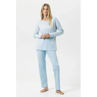 MEY Simple Stripes Pyjama Blau XL