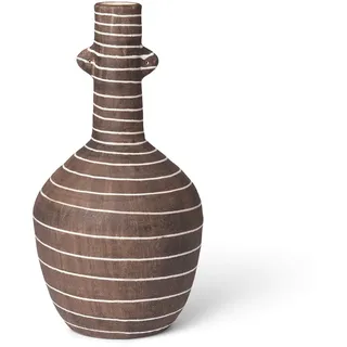 Ferm Living - Brura Vase, coffee / white