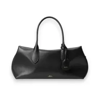 Polo Ralph Lauren für Damen. 428977211002 Bellport Satchel-Tasche aus schwarzem Leder (OSFA), Lässig
