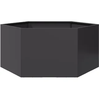 vidaXL Pflanzkübel 104 x 90 x 45 cm Schwarz