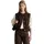 Boxy Fit Jeansweste braun L