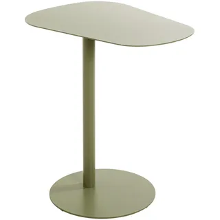 Haku-Möbel HAKU Möbel Beistelltisch oval Metall grün 53,0 x 38,0 x 60,0 cm, 1 St.