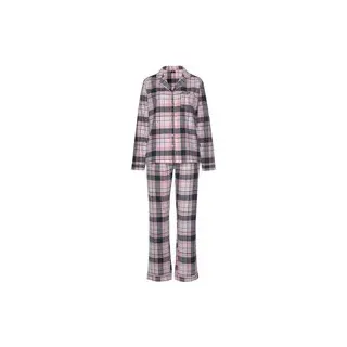 H.I.S Damen Pyjama lila-blau-rosa-kariert Gr.32