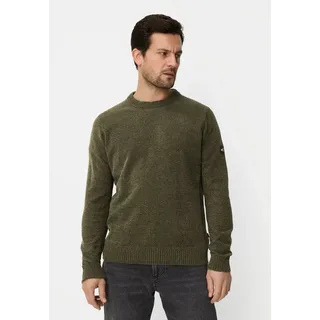 camel active Rundhalspullover mit Rundhalskragen Langarm Pullover_Rundhalspullover grün 5XL (64)